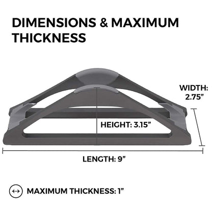 BlackRise: Adjustable Vertical Laptop Dock Stand