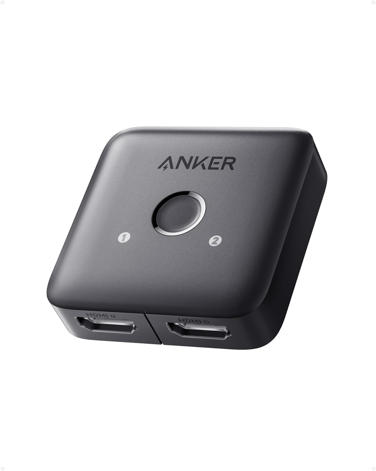 4K HDMI Switch, 2 in 1 Out, HDR Support