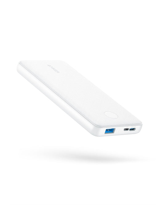 Anker Power Bank(PowerCore 10K),Compact Travel-Ready 10,000mAh Battery Pack with PowerIQ Charging Technology,5V/3A High-Speed Charging for iPhone,iPad,and More (USB-C Input and Output（Black），1pack)