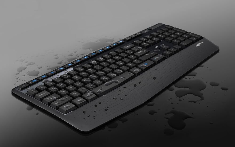 LogiKey K345: Full-Size Wireless Keyboard w/ Palm Rest