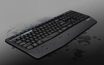 LogiKey K345: Full-Size Wireless Keyboard w/ Palm Rest