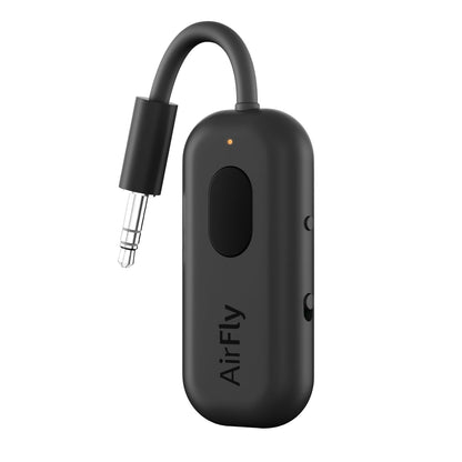 Twelve South AirFly SE | Bluetooth Wireless Audio Transmitter Adapter for AirPods/Headphones, 20+ Hr Battery, Works with 3.5mm aux Jacks on Airplanes, TVs, Gym Equipment, and Travel - Small Enterprise