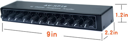 SoundHub Pro: 10-Channel Headphone Amplifier