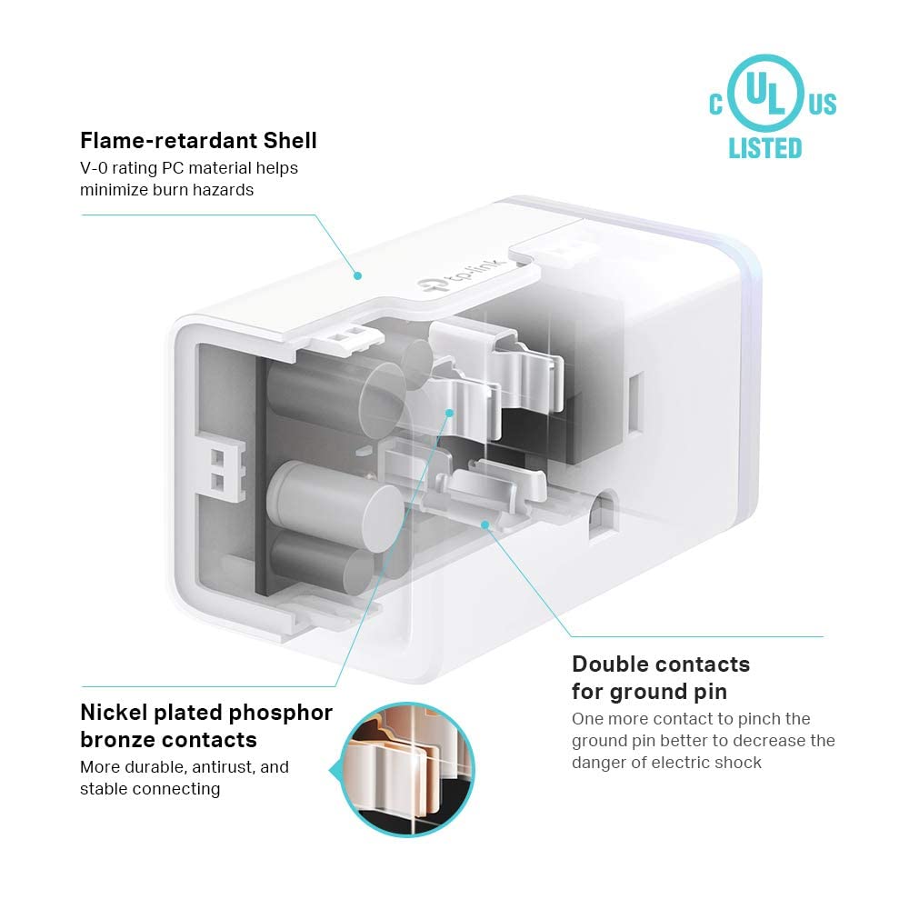 SmartPlug Duo: Wi-Fi Outlet, Alexa/Google Compatible