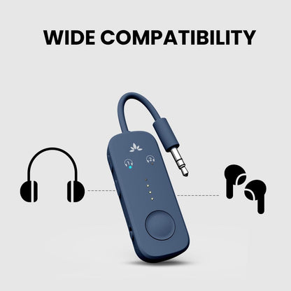 SkySync Duo: Bluetooth 5.3 Travel Audio Adapter