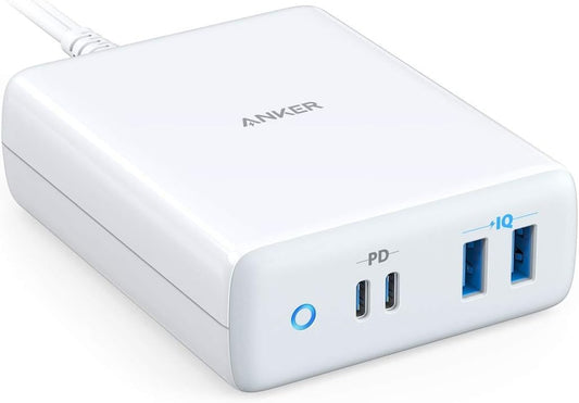USB-C Charger, Anker 100W 4-Port Type-C Charging Station with Power Delivery, PowerPort Atom PD 4 [Intelligent Power Allocation] for MacBook Pro/Air, iPad Pro, Pixel, iPhone, Galaxy and More