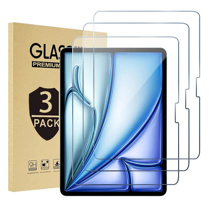 Glass for Ipad Pro 11 13 2024 M4 Glass Screen Protector for Ipad Air 13 2024 Air 6 11 2024 M2 Tempered Glass HD Film
