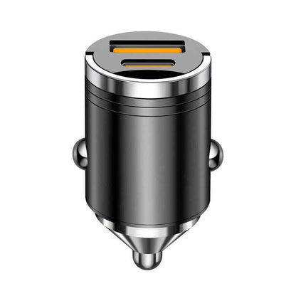 Hidden Pull Ring Car Charger Adapter