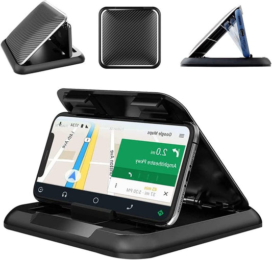 Car Phone Holder Mount, GPS Cell Phone Holder for Car Mounts Universal 3-7 Inch Non-Slip Dashboard Mobile Phone Car Mount Stand Holder (CHOLD)