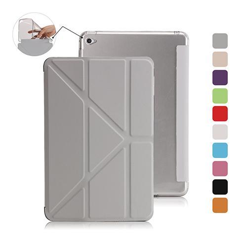 Compatible with Apple, iPad Air 2 Silicon Smart Case with Stand - Small Enterprise