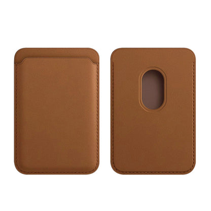 Magnetic Leather Card Holder Holder