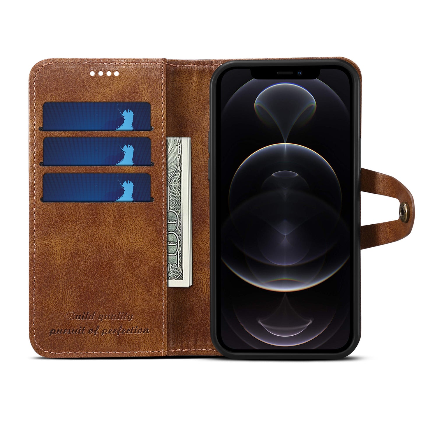 Phone Case Flip Leather Wallet Bag - Small Enterprise