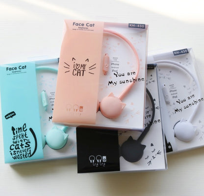 Cute Cat Stereo Earphones