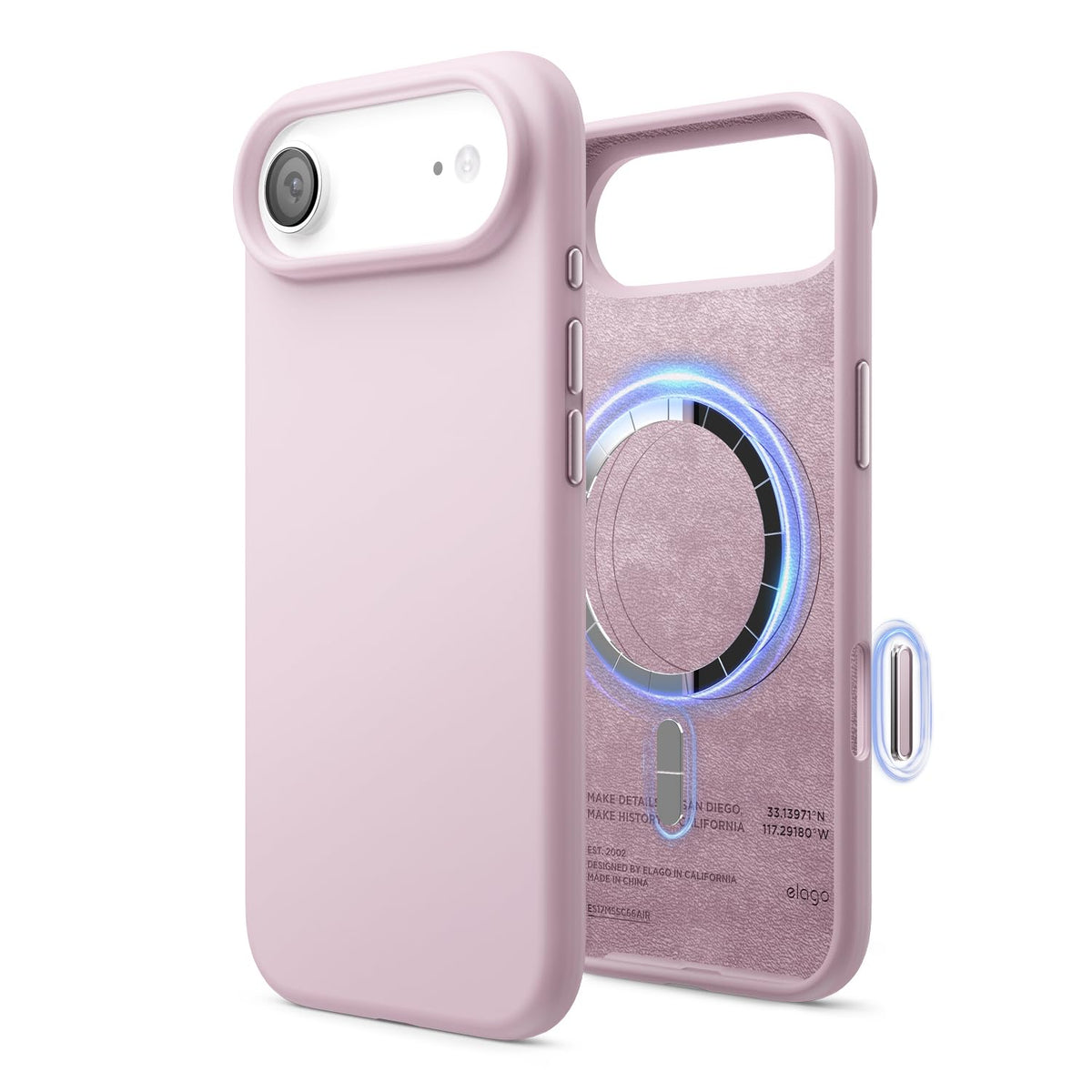 elago Premium Magnetic Silicone Case for iPhone Air Stone