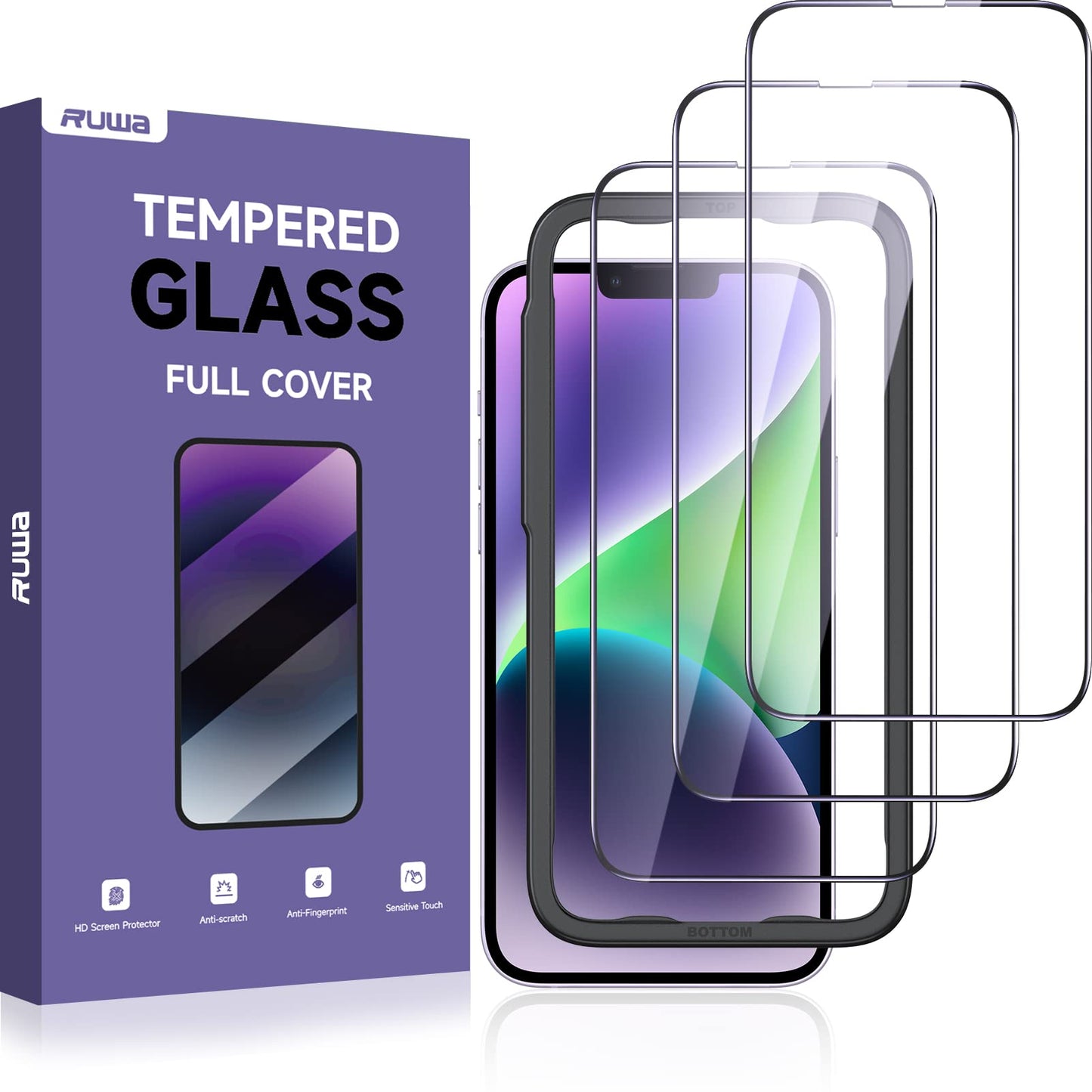 Ruwa Guard: Privacy Screen Protector for iPhone 13/14 - Small Enterprise