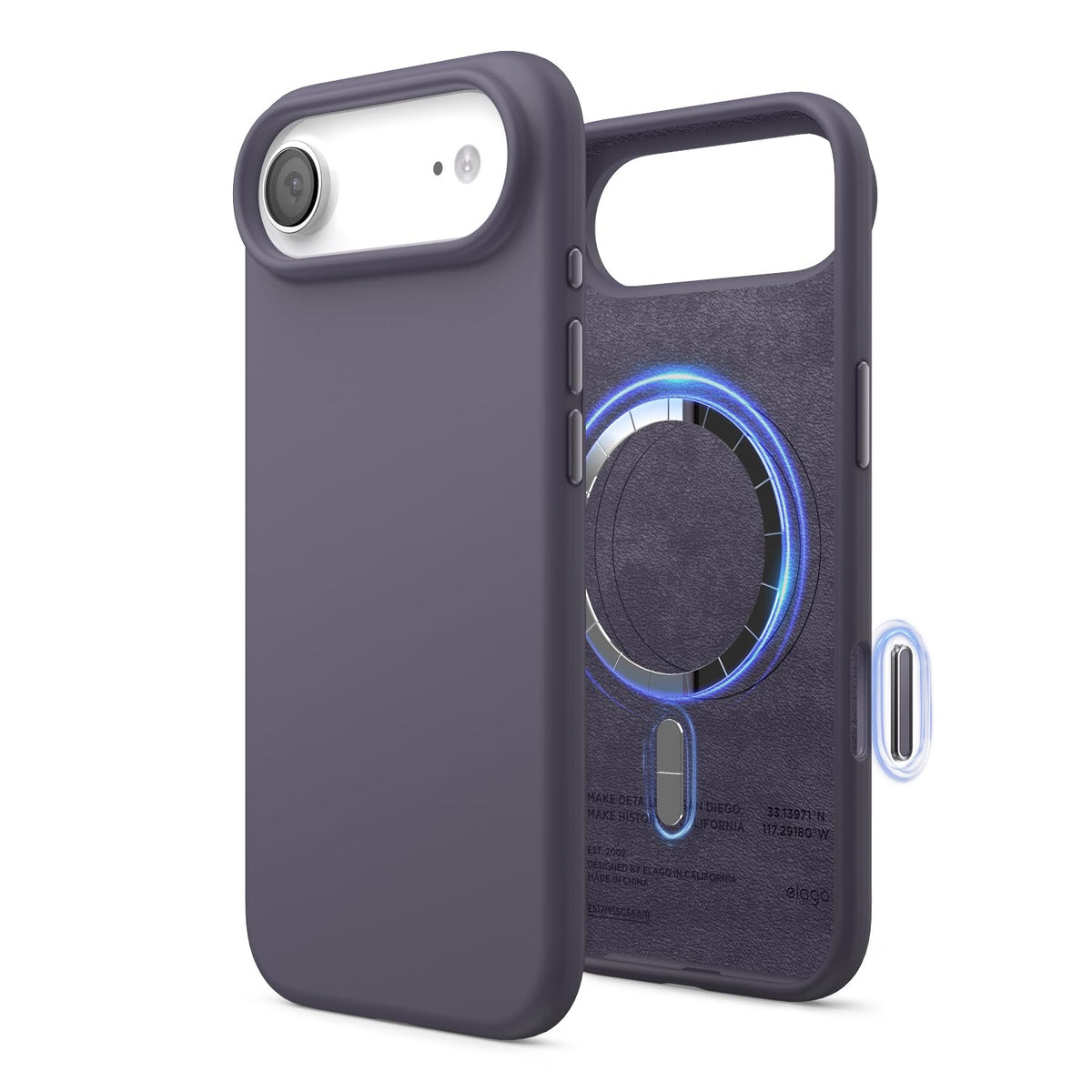elago Premium Magnetic Silicone Case for iPhone Air Stone