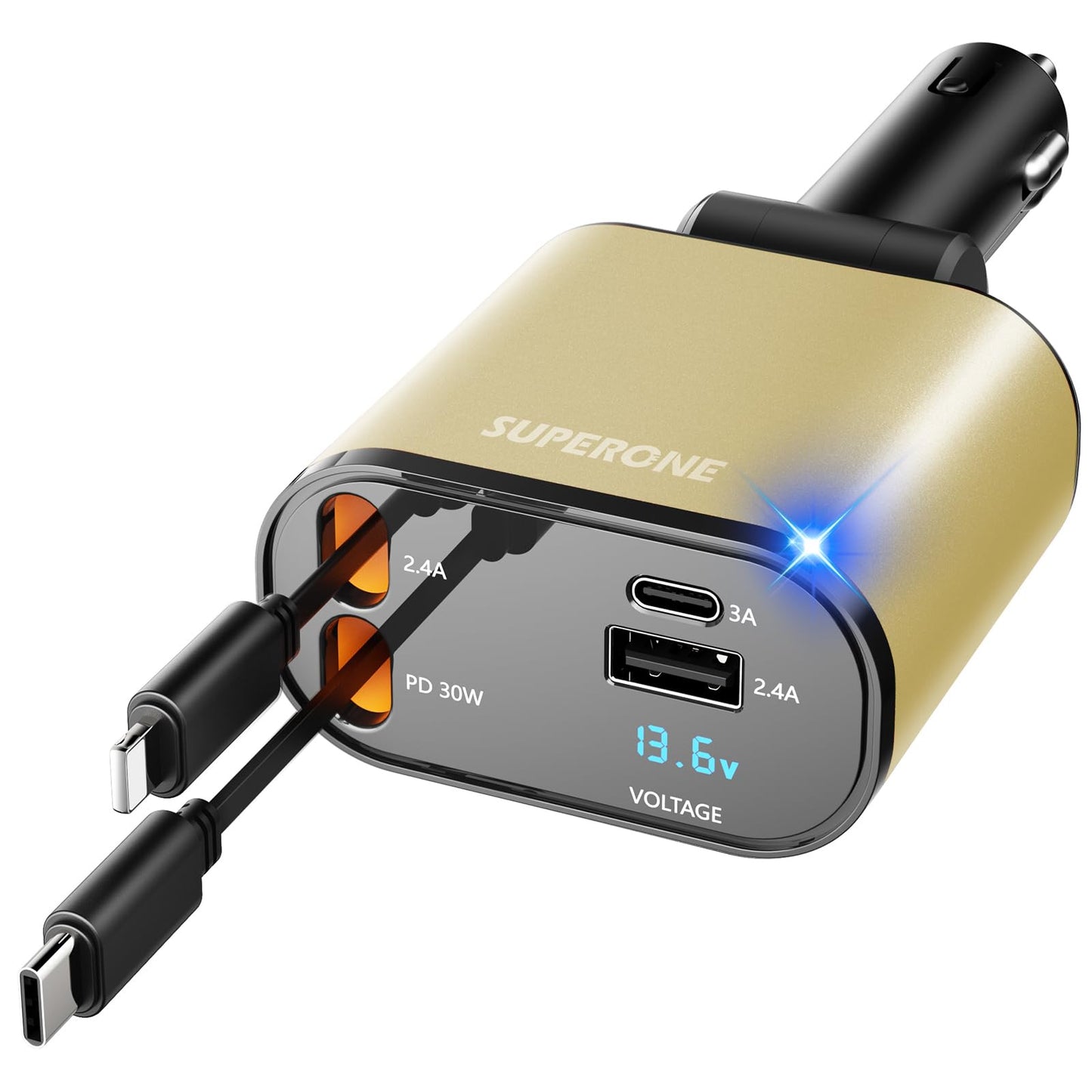 SuperOne 4-in-1 Car Charger - Small Enterprise