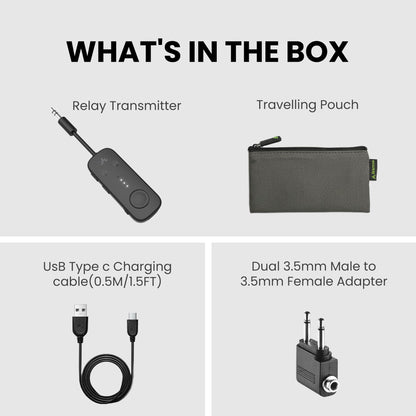 SkySync Duo: Bluetooth 5.3 Travel Audio Adapter