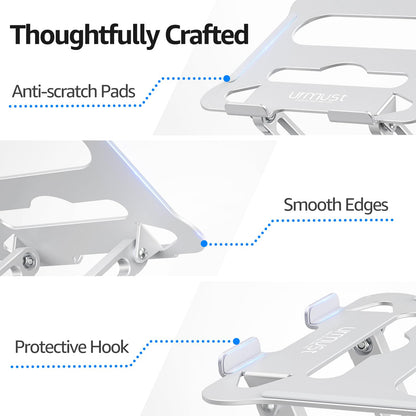 FlexLift: Adjustable Laptop Riser for All Models