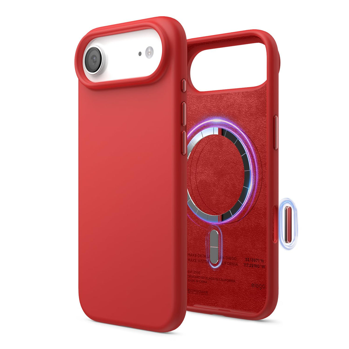 elago Premium Magnetic Silicone Case for iPhone Air Stone