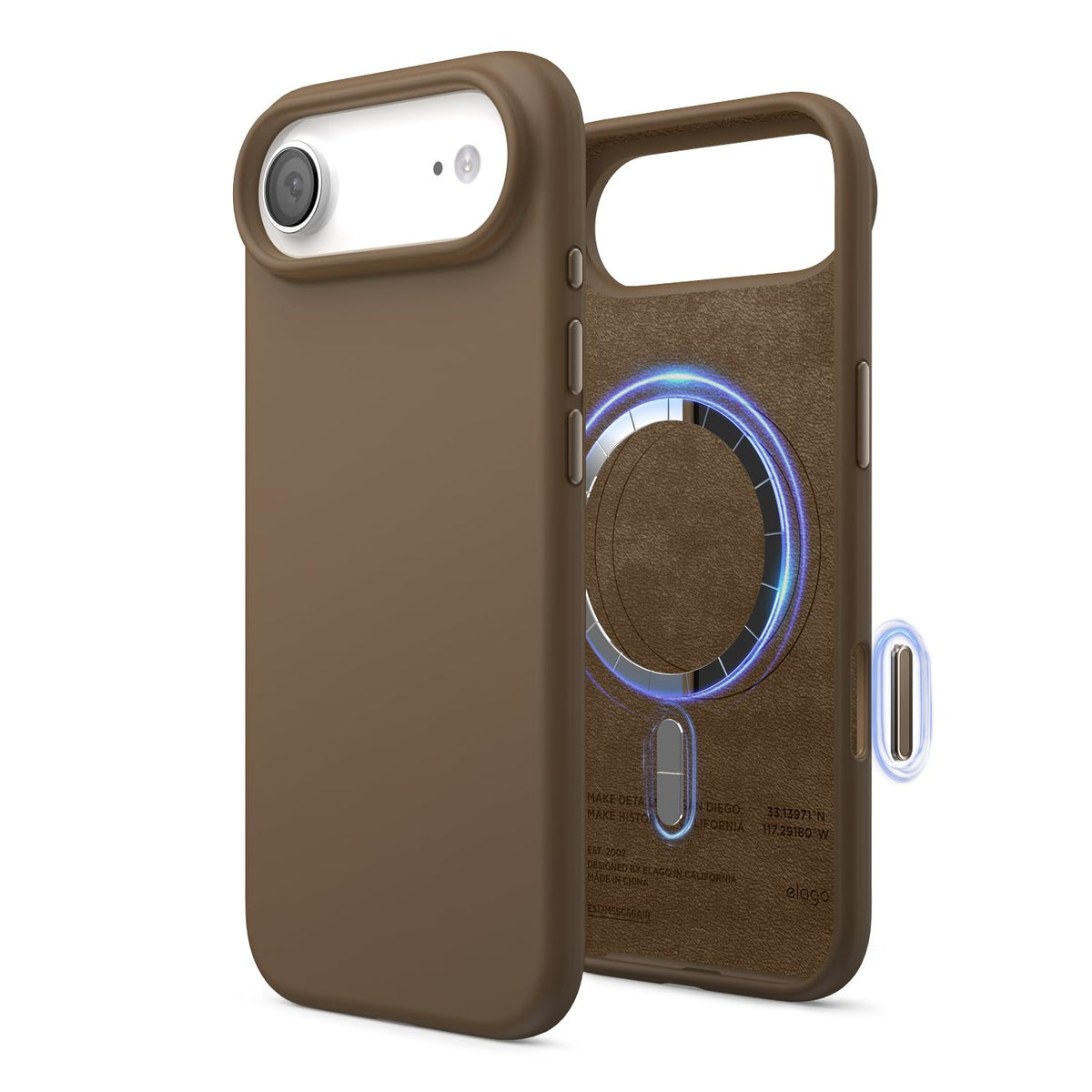 elago Premium Magnetic Silicone Case for iPhone Air Stone