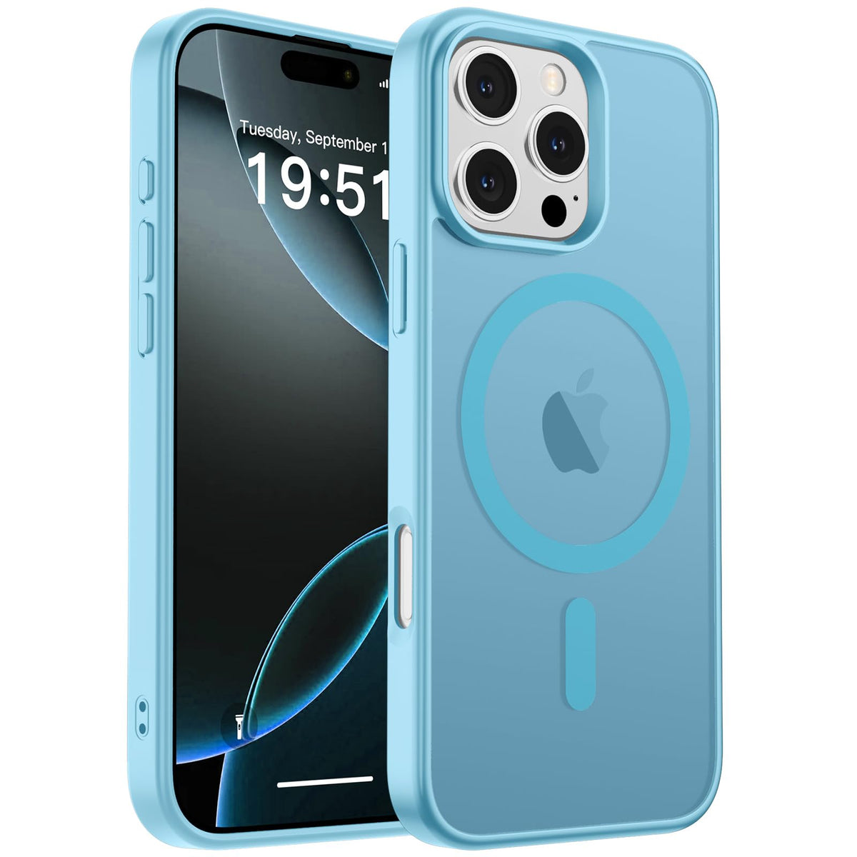 zapica Magnetic for iPhone 17 Pro Max Case, Gray