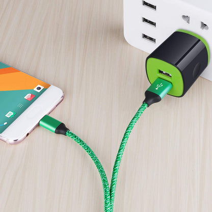 USB C Charger, AndHot Dual Port 2.1A Charger Block Plug+6ft Type C Fast Charging Cable for Samsung Galaxy S26 S25 S24 S23 S22 S21 S20 Note20 A57 A37 A17 A56 A16 A25 A35 A55 A15 A54 A14 A13 A23 A53 A32