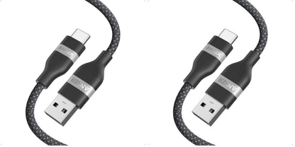Anker Car Carplay Cable for iPhone 17 16 Pro Max Plus, Upcycled Braided USB A to USB C Car Charger Cord for Samsung Note20 and More (3FT, Black)