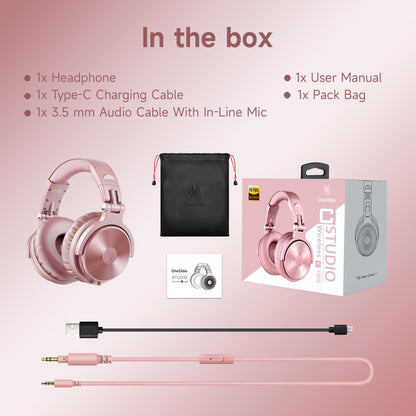 OneOdio ProC: 110Hr Bluetooth Foldable Bass Headset