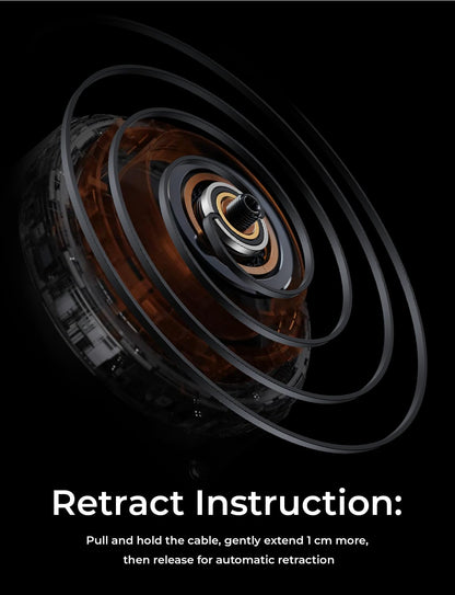 LISEN AutoCharge Pro: 69W Retractable USB C Adapter - Small Enterprise