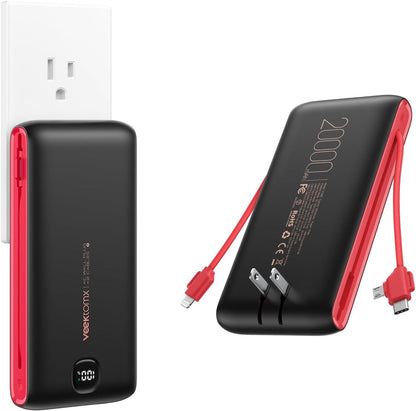 VEEKTOMX SlimCharge 10K: Ultimate Travel Power Bank - Small Enterprise