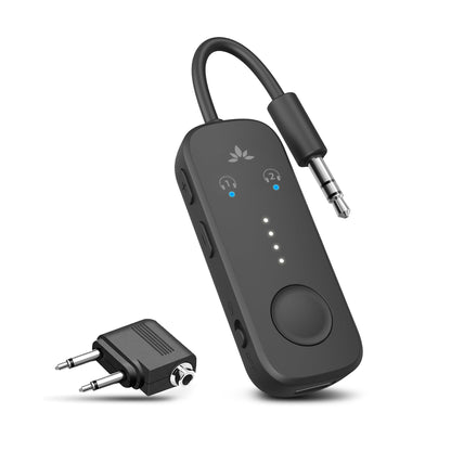 SkySync Duo: Bluetooth 5.3 Travel Audio Adapter