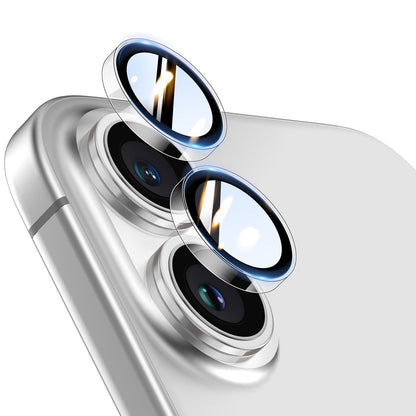 TOCOL Camera Lens Protector for iPhone 17 Tempered Glass HD Individual Scratch Resistant Camera Cover Accessories Case Friendly 2 Pack（Clear）