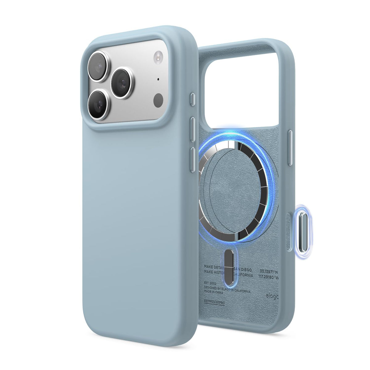 elago Premium Magnetic Silicone Case for iPhone Air Stone