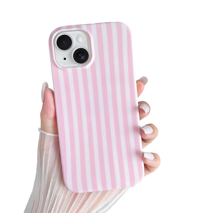 Yeddabox for iPhone 17 Pro Max Case Cute Striped Phone Case Soft TPU Slim Shockproof Phone Cover for Women Girls, Pink