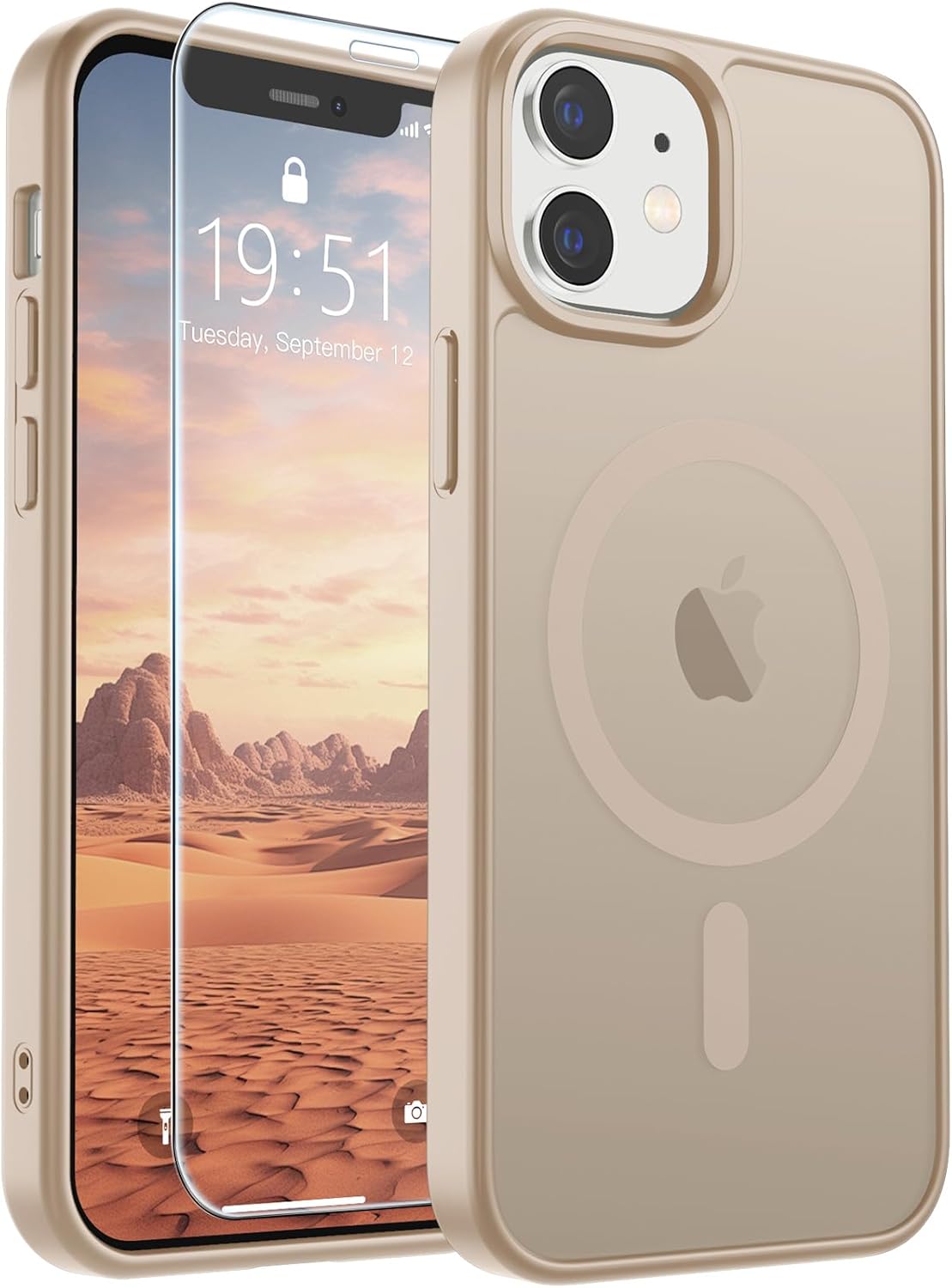 SUPFINE Magnetic iPhone SE/8 Matte Black Case