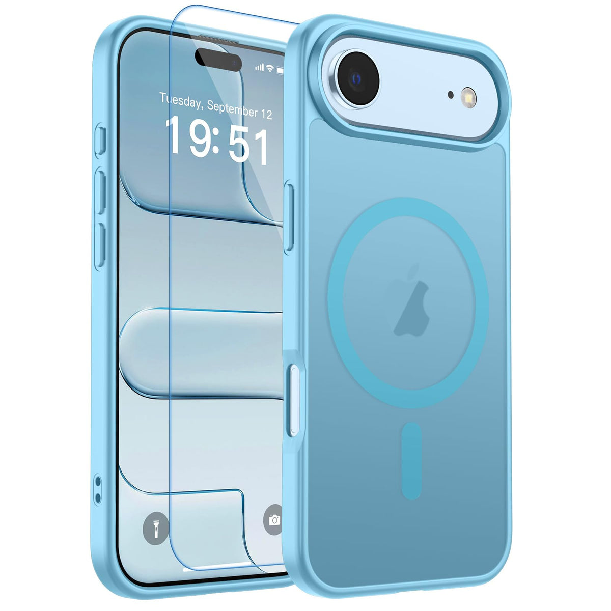 zapica Magnetic for iPhone 17 Pro Max Case, Gray