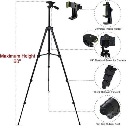 Endurax Pro 60 Tripod for DSLR & Mobile Devices - Small Enterprise