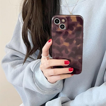 Cute Phone Case for iPhone 15 Pro Case Cheetah Leopard Print