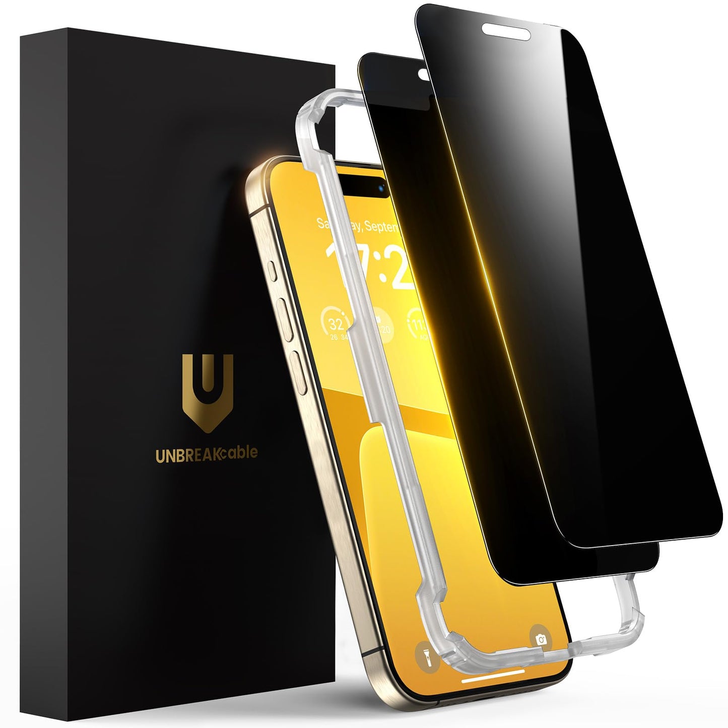 UNBREAKcable iPhone 12 Pro Max Privacy Shield 2-Pack - Small Enterprise
