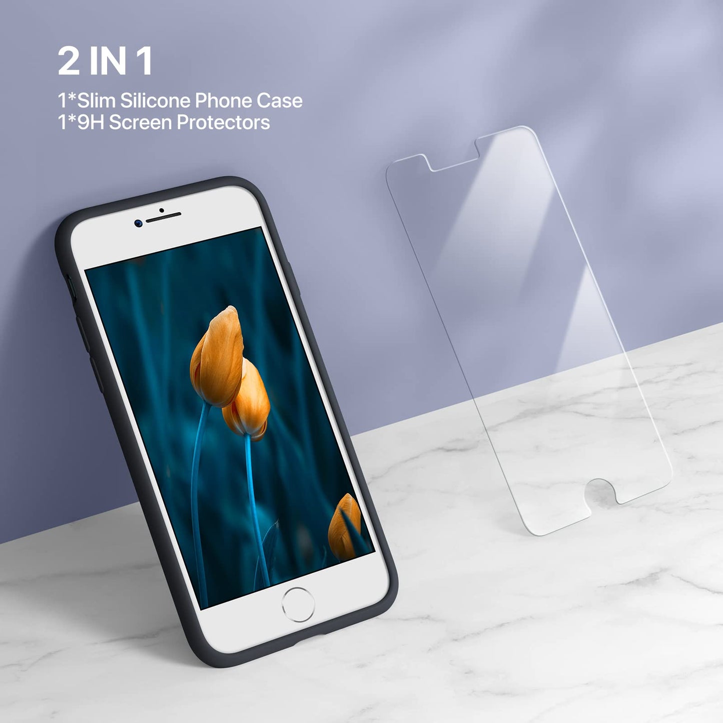 Miracase Capri Blue Slim Shockproof iPhone Case