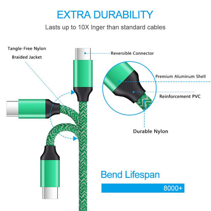 USB C Charger, AndHot Dual Port 2.1A Charger Block Plug+6ft Type C Fast Charging Cable for Samsung Galaxy S26 S25 S24 S23 S22 S21 S20 Note20 A57 A37 A17 A56 A16 A25 A35 A55 A15 A54 A14 A13 A23 A53 A32