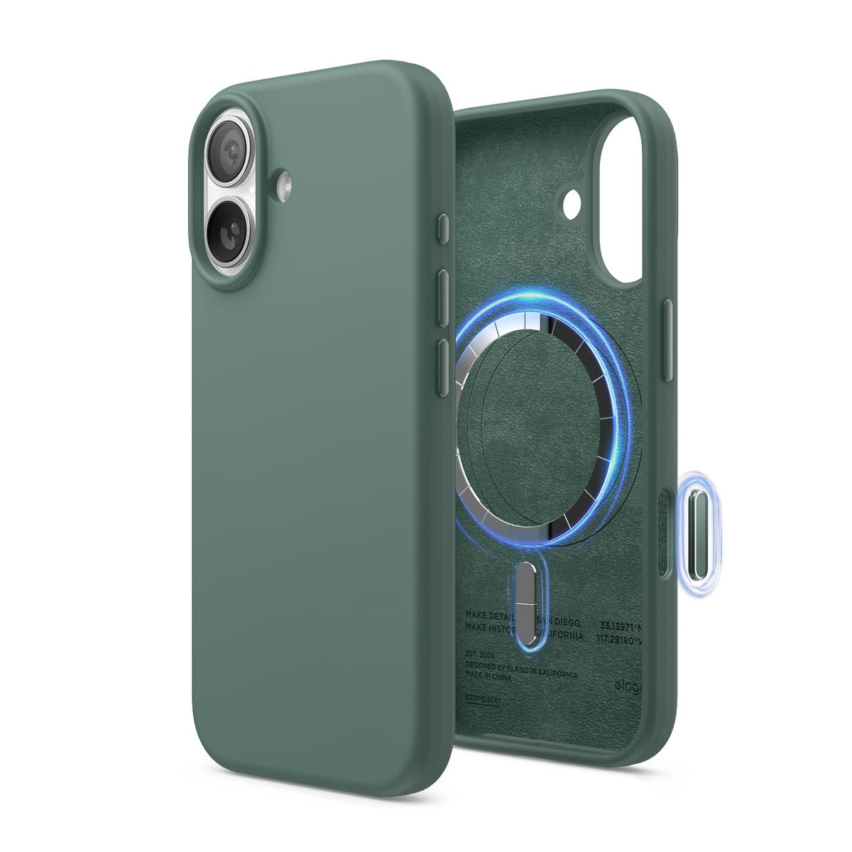 elago Premium Magnetic Silicone Case for iPhone Air Stone