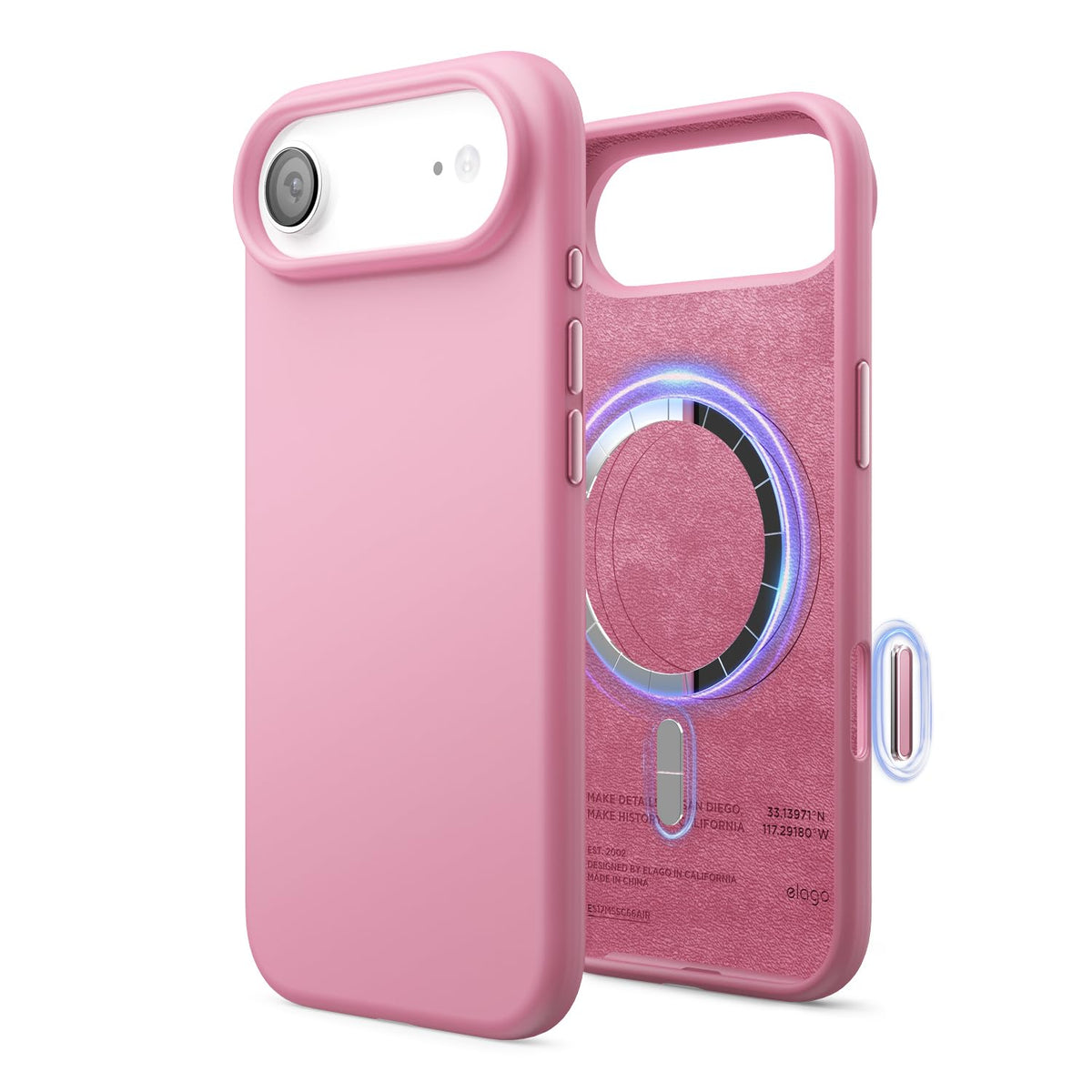 elago Premium Magnetic Silicone Case for iPhone Air Stone