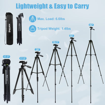 Endurax Pro 60 Tripod for DSLR & Mobile Devices - Small Enterprise