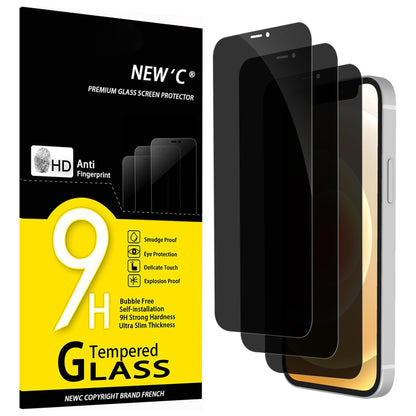 NEW'C 3 Pack iPhone 11/XR Tempered Glass Protectors