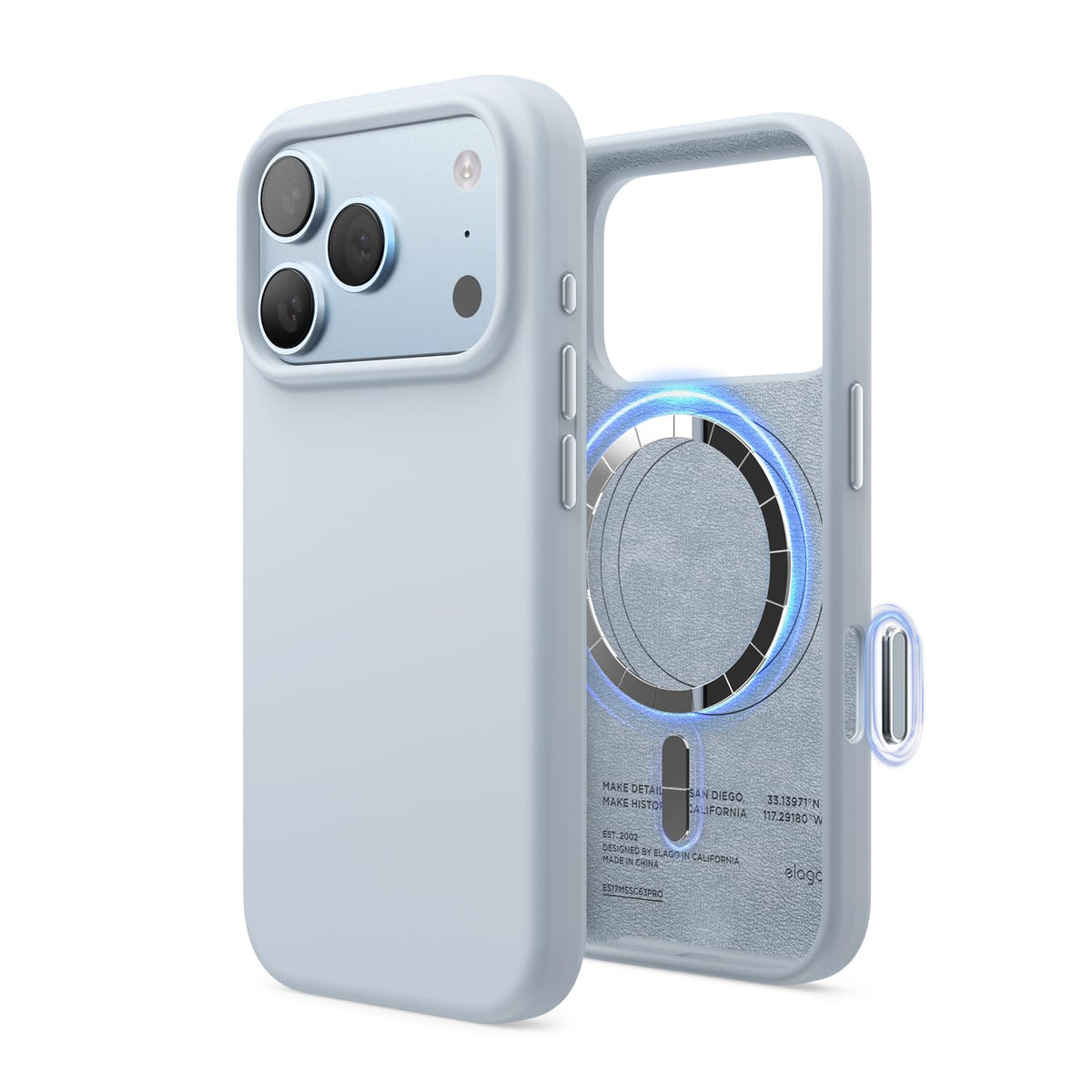 elago Premium Magnetic Silicone Case for iPhone Air Stone