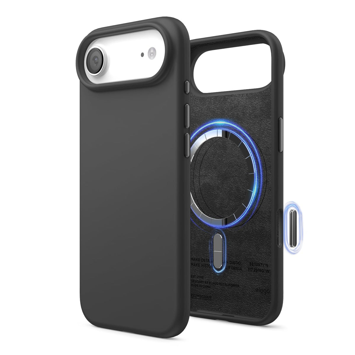 elago Premium Magnetic Silicone Case for iPhone Air Stone