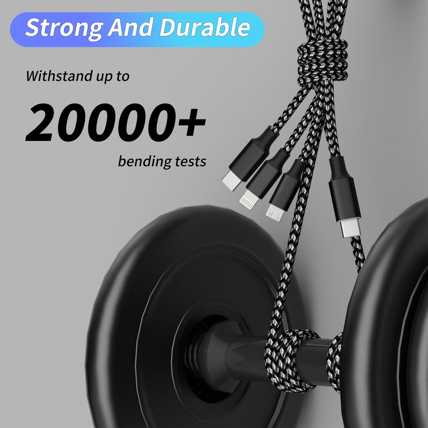 QuadCharge 65W: 4-in-1 Fast Multi-Cable