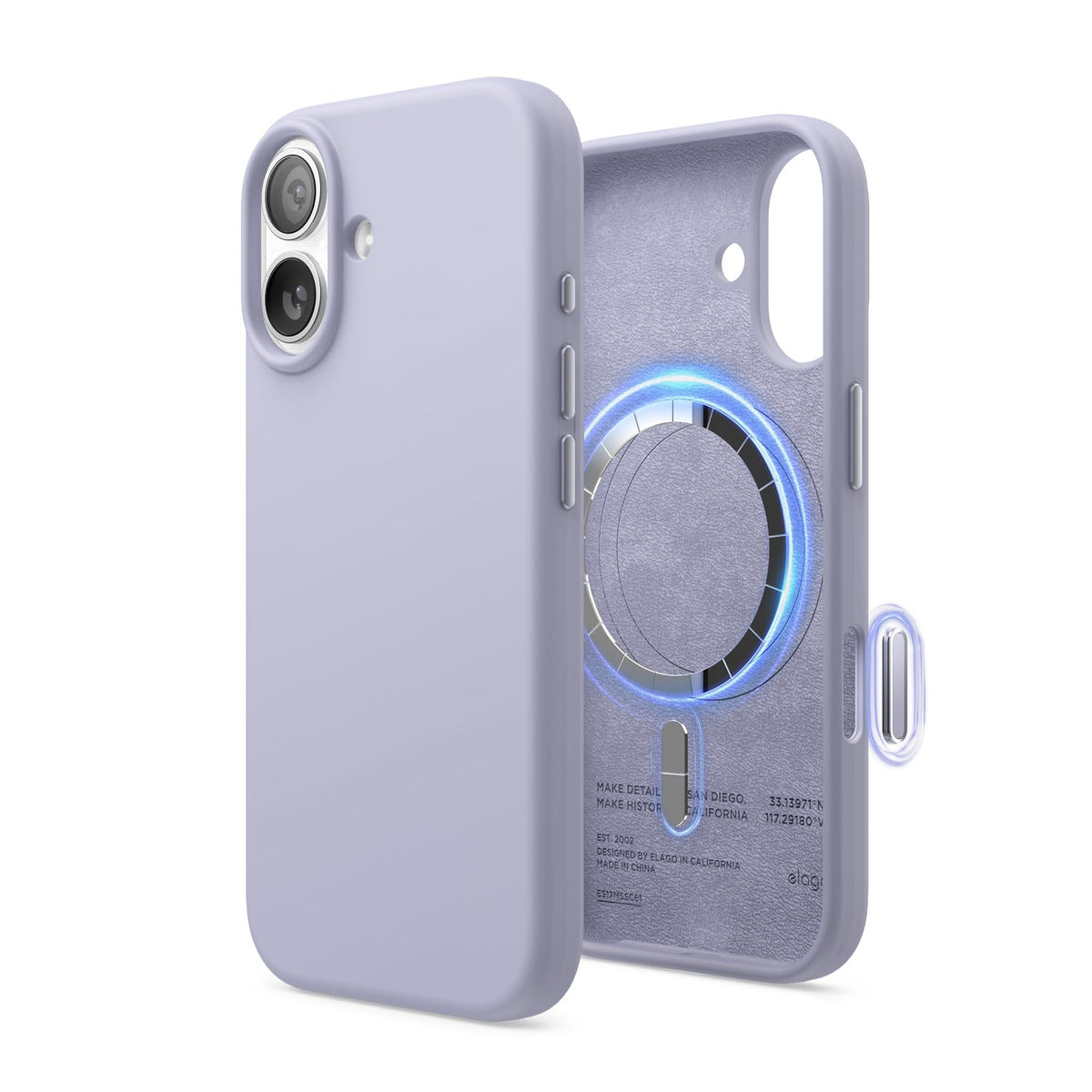 elago Premium Magnetic Silicone Case for iPhone Air Stone